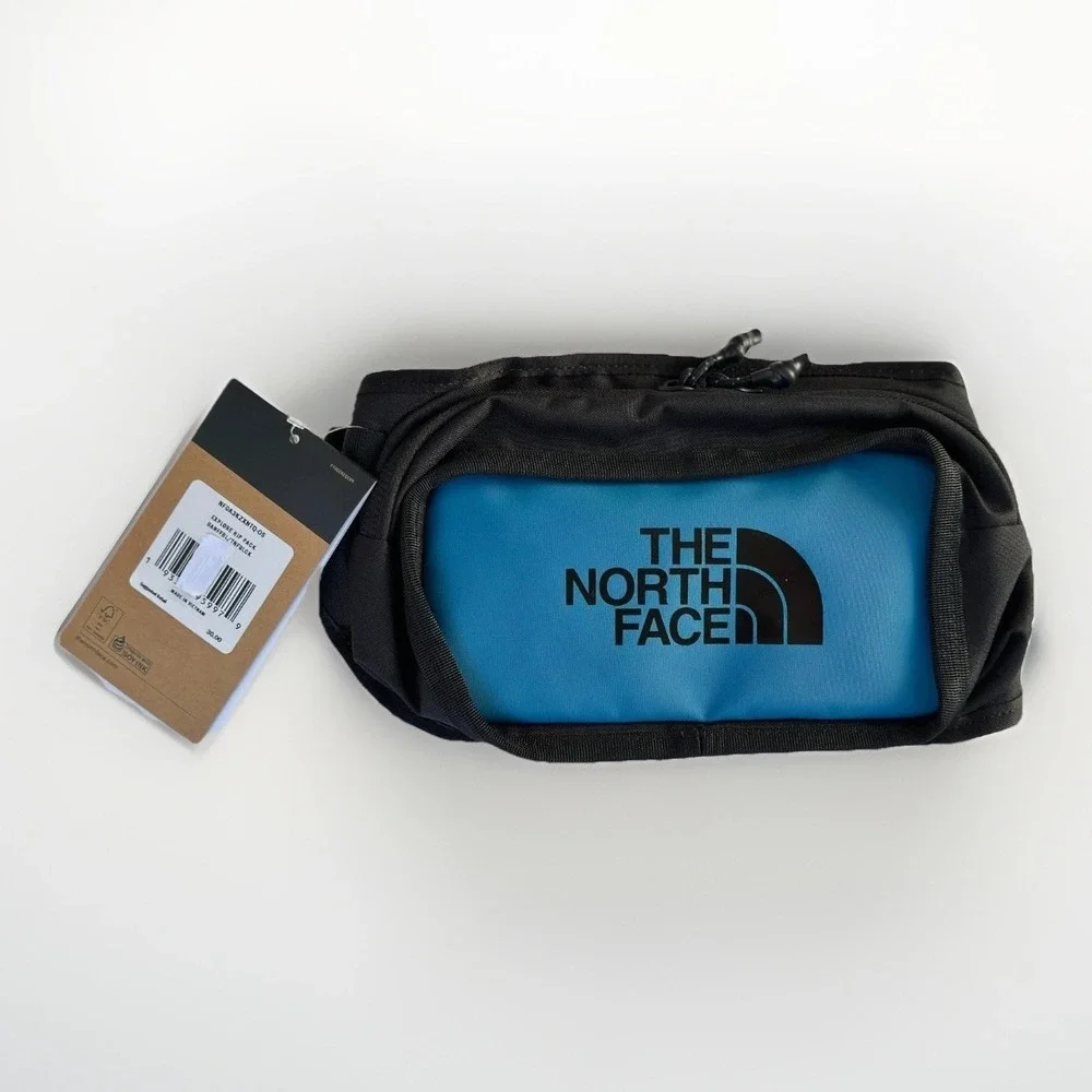 The‎ North Face Explore Hip Pack - Banff Blue/TNF Black Adjustable Belt Zipper